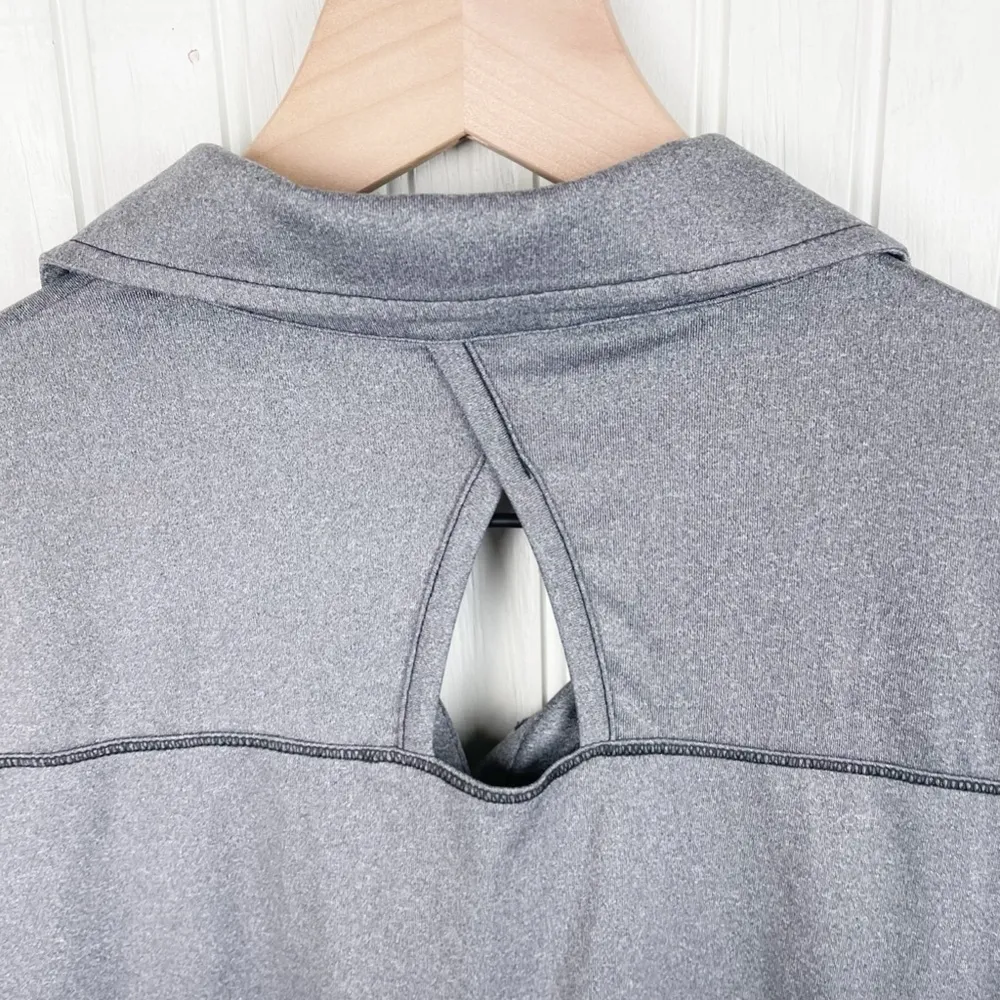 Columbia Women's Sunlight Peak Polo Shirt UPF Sun Protection Dark Grey Size XL - Image 6