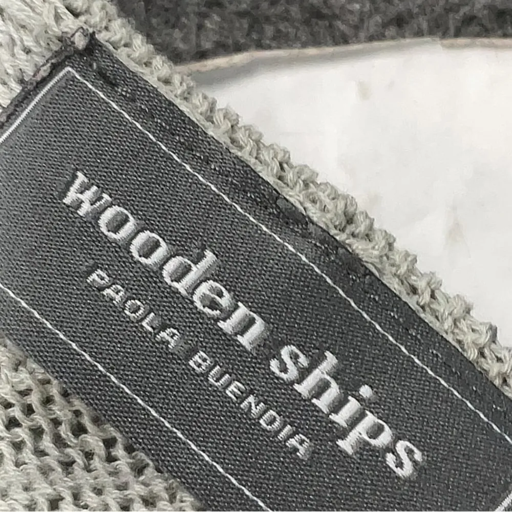 Wooden Ships Paola Buendia Open-Front Cardigan Sweater Women's Medium Large - Image 4