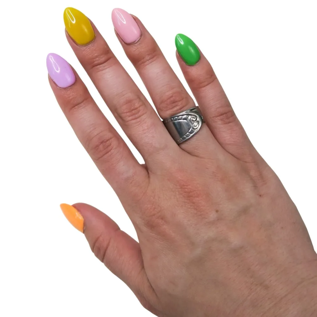 Vintage Silver Spoon Ring - Image 2