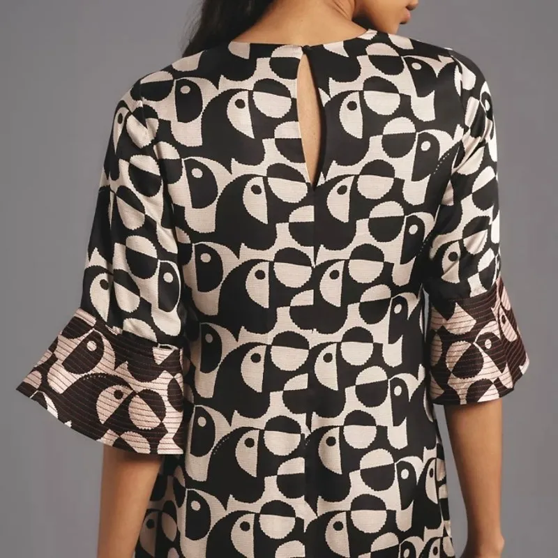 FARM RIO x ANTHROPOLOGIE | Geo Toucan Mini Dress - Image 2
