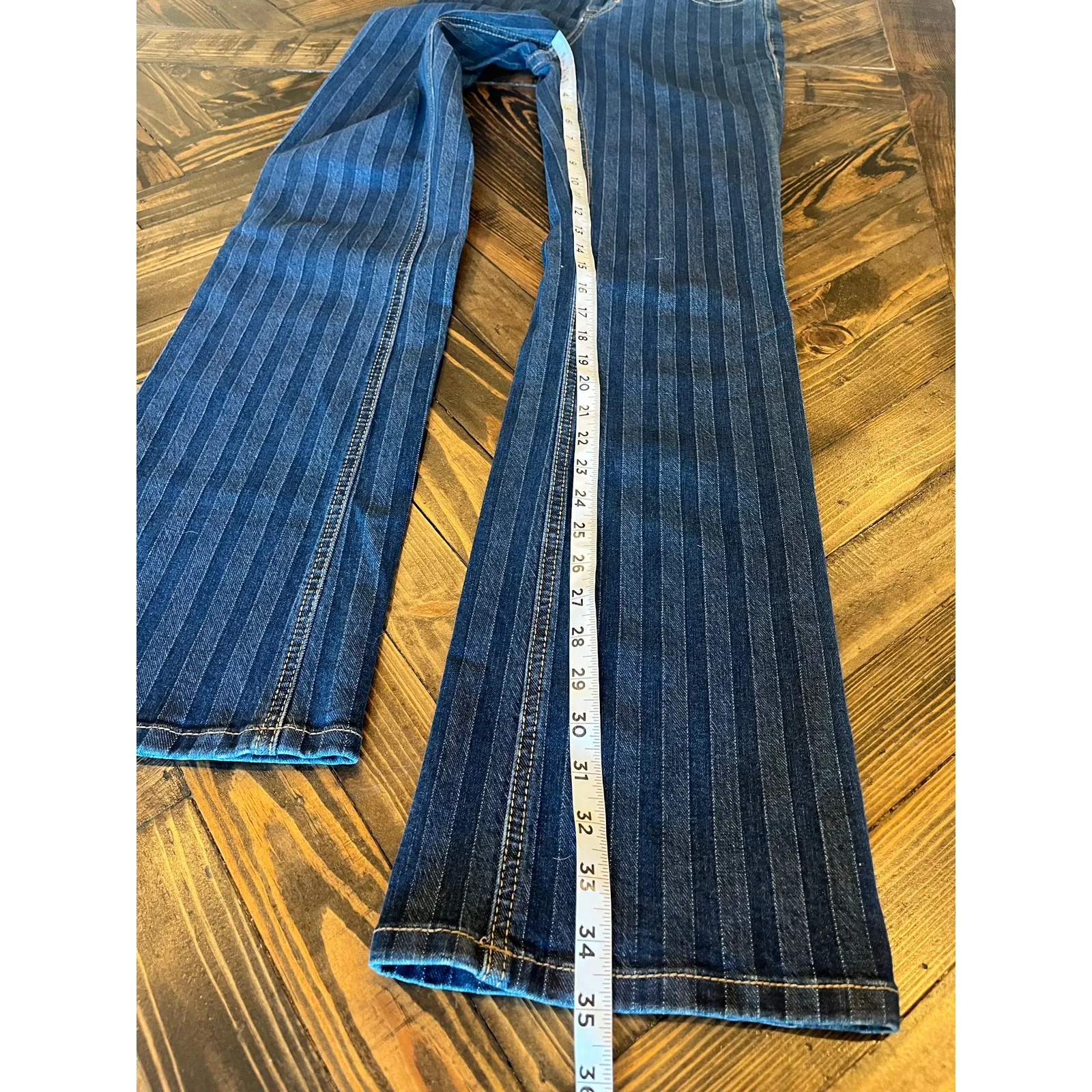 Rock & Roll High Rise Bootcut Jeans Women 26x34 Tall Western Country Cowgirl - Image 5