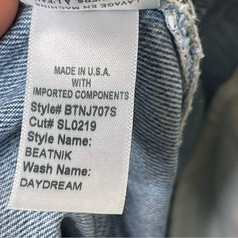 SLVRLAKE Beatnik High Waist straight slim leg in Daydream sz 26 - Image 10