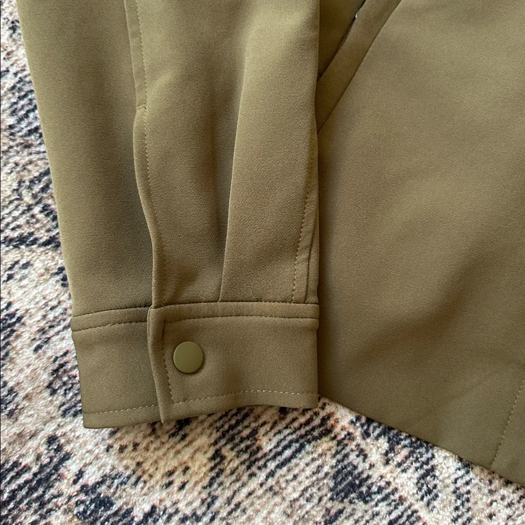 Athleta Endless bomber jacket, acacia olive - Image 4
