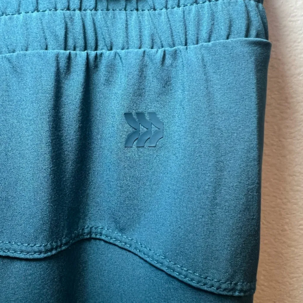 All in Motion Athletic Pants Teal Pockets Drawstring Taper Lightweight Womens XL - Image 10