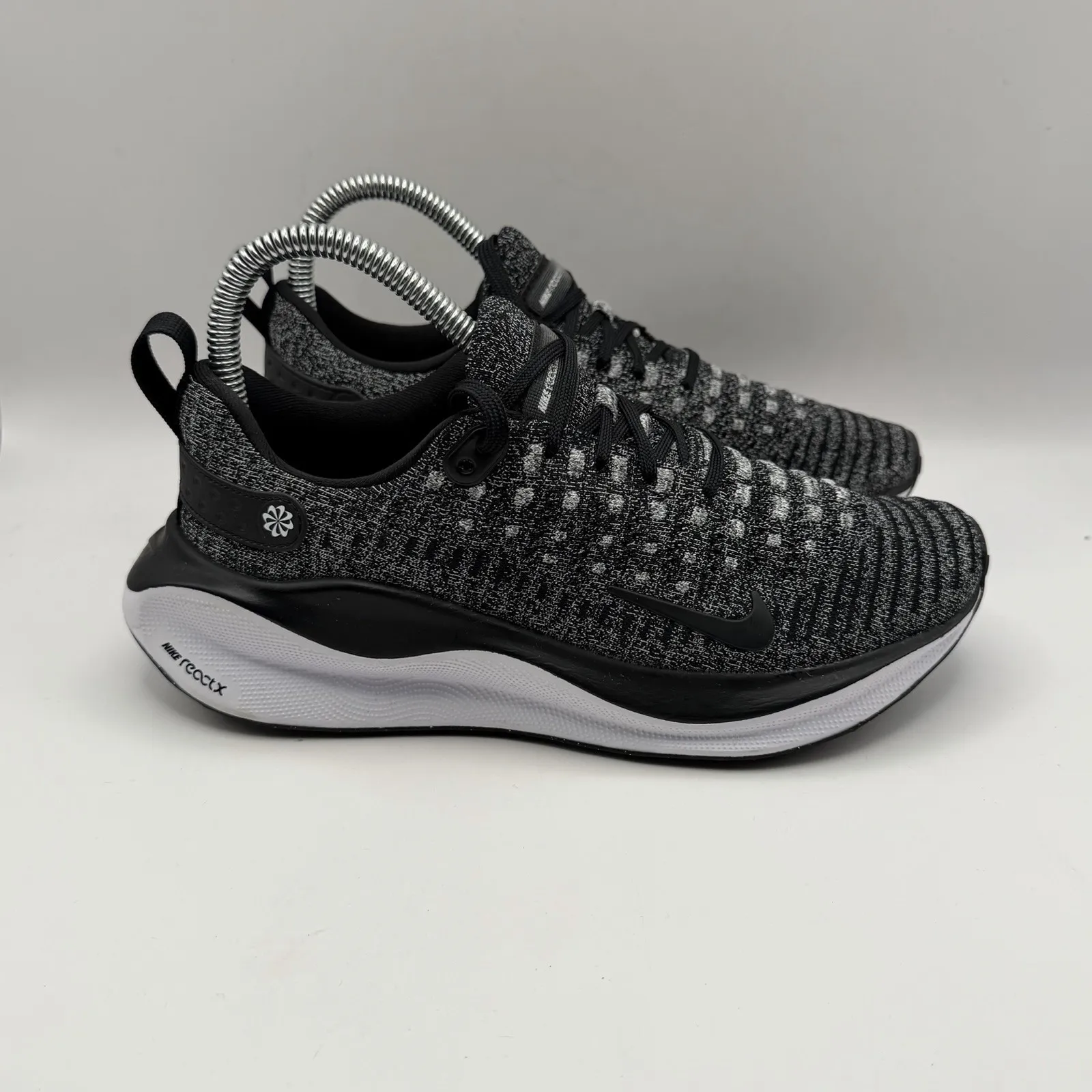 Womens Size 6 Nike ReactX Infinity Run 4 Black White Running Shoes DR2670 003 - Image 3