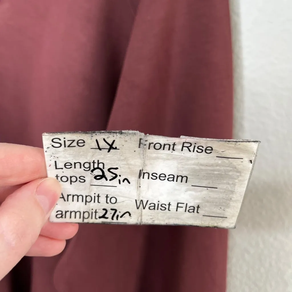 Spanx Womens 1X Half Zip Airessentials Brown Pull Over 50346r - Image 11