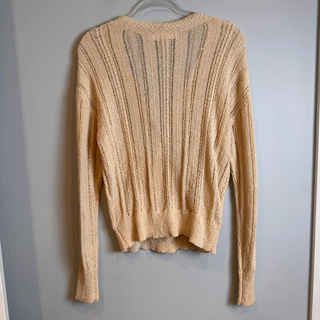 ASTR the label Pointelle Wrap Style Sweater Size L - Image 6