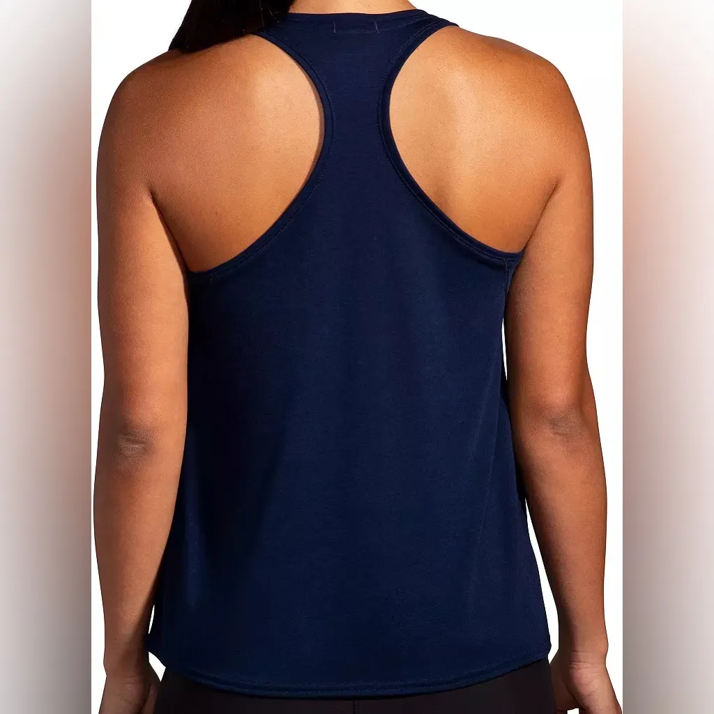 Brooks Women's Run USA Distance Tank 3.0 - Size L‎ - Navy Blue - NWT - Image 2