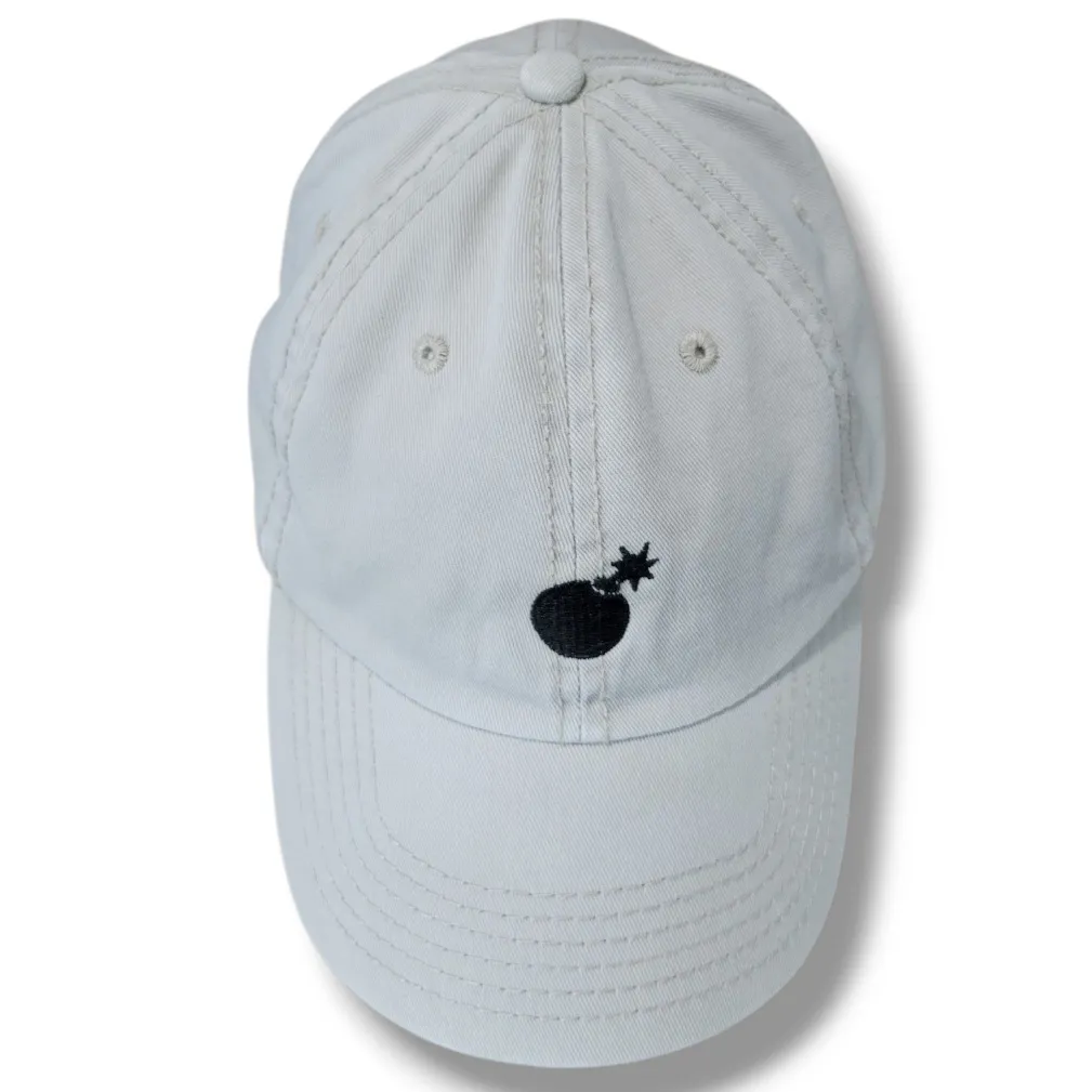 The Hundreds Hat Cap The Hundreds Solid Bomb Dad Hat Embroidered Logo Embroidery Unisex Hat - Image 3
