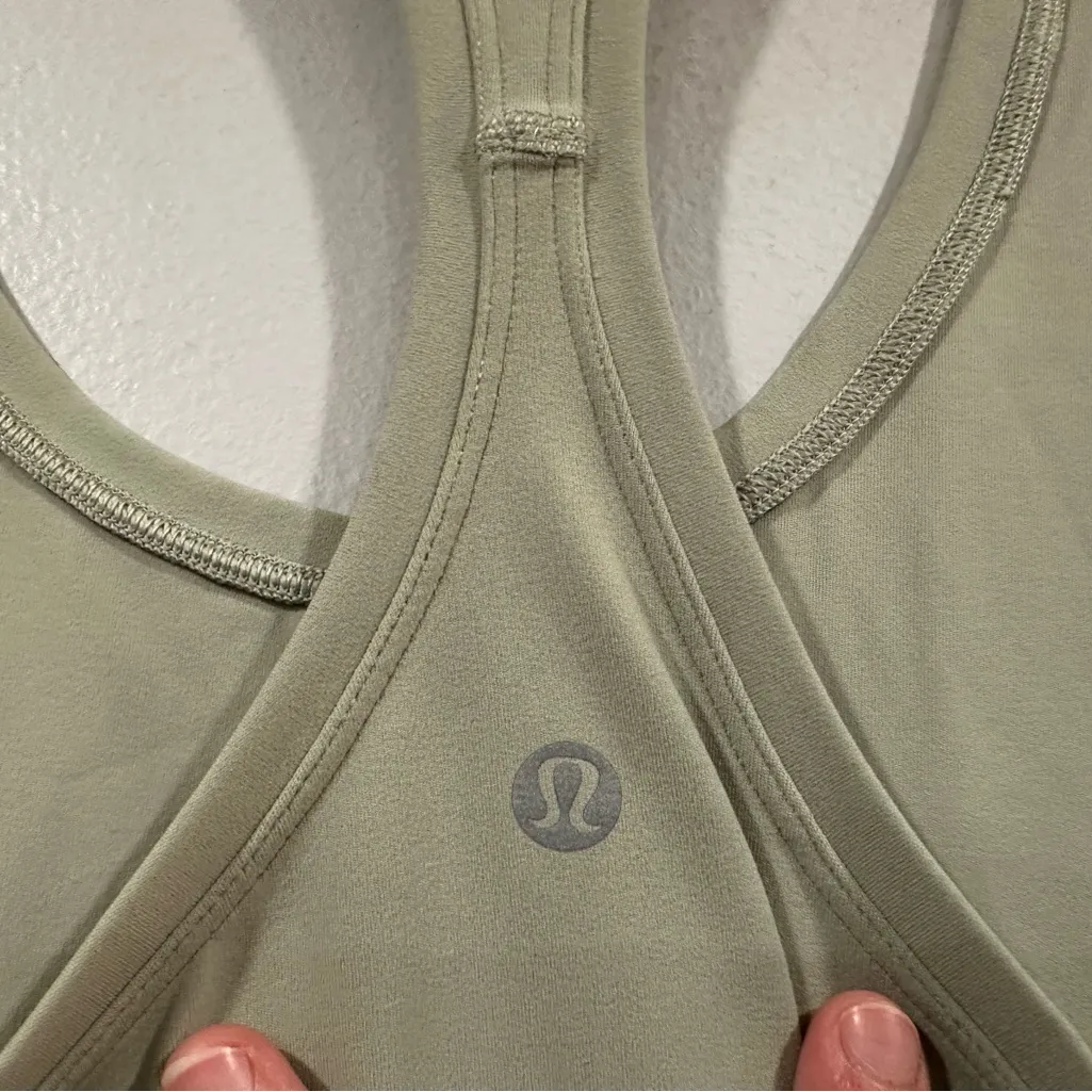 Lululemon Cool Racerback II Nulu Fern Green Sage - Image 5