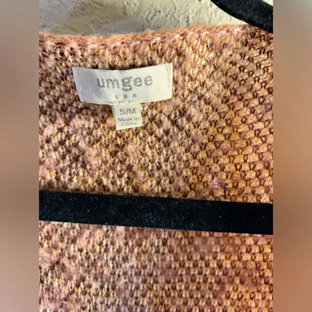 UMGEE sweater open front- with short sleeve, jacket light weight, unique colors - Image 2