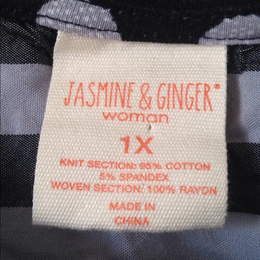 FINAL MARKDOWN Ladies' Jasmine & Ginger Dots & Stripes Top 1x - Image 3