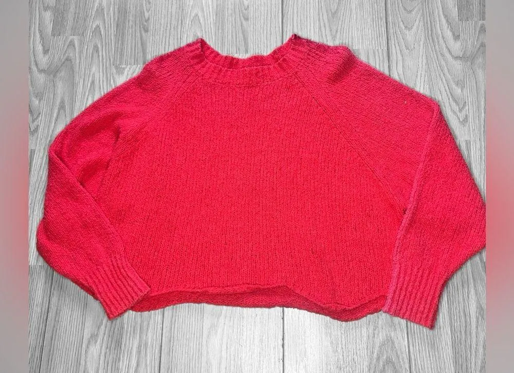 ZARA KNIT Women’s Red Knit Sweater - Image 2