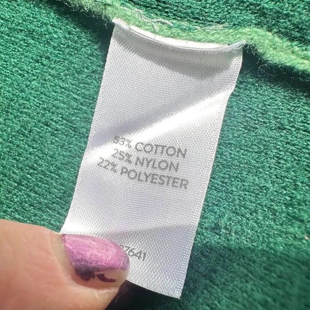 J Jill Cardigan Long Green Jade Front Pockets Jacket Blazer Size Small Career - Image 6