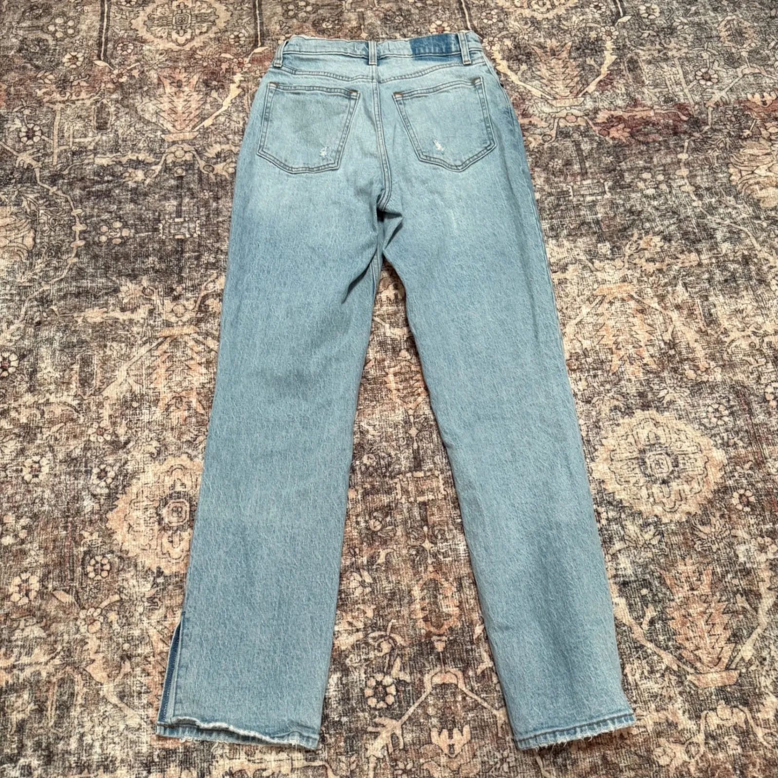 Abercrombie Fitch The 90s Straight Ultra High Rise Jeans Curve Love Size 28 / 6 - Image 2