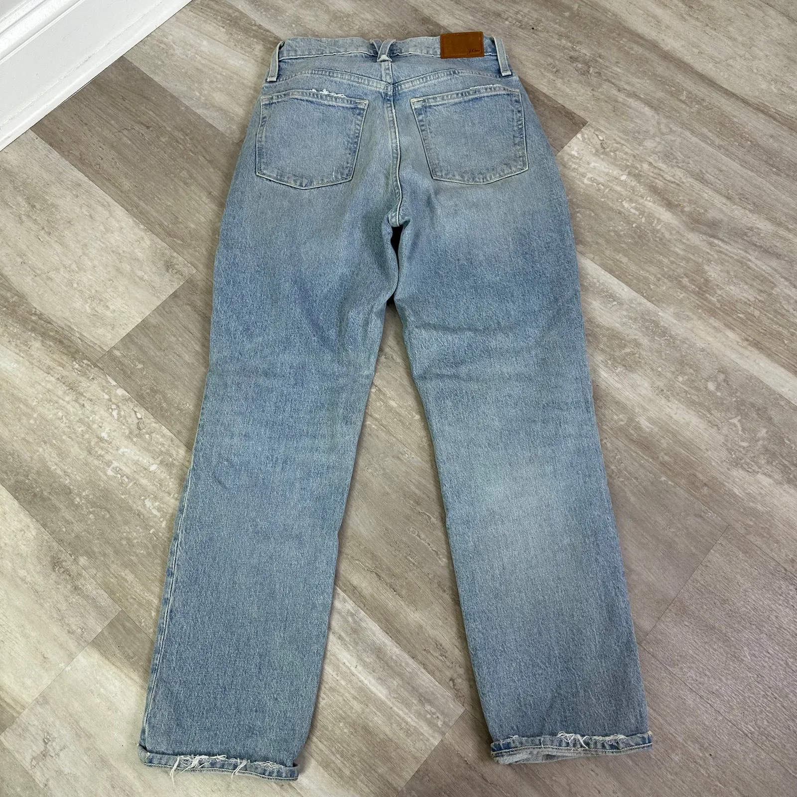 J.Crew Slouchy boyfriend jeans in Cowboy wash size 25 - Image 11
