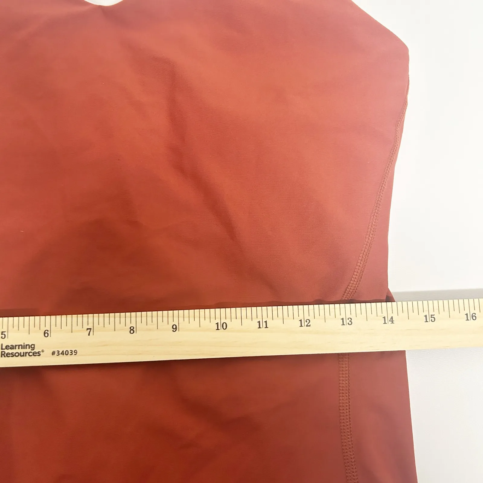 Old Navy Womens Active Powersoft Go Dry Athletic Dress Size M Cherry Birch Rust - Image 12