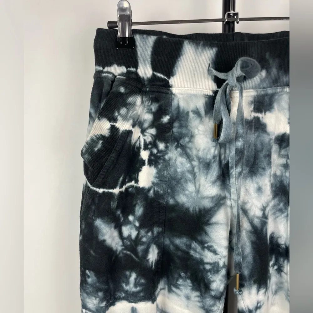 Young Fabulous & Broke Reid Navy‎ White Splatter Tie Dye Drawstring Joggers - Image 2