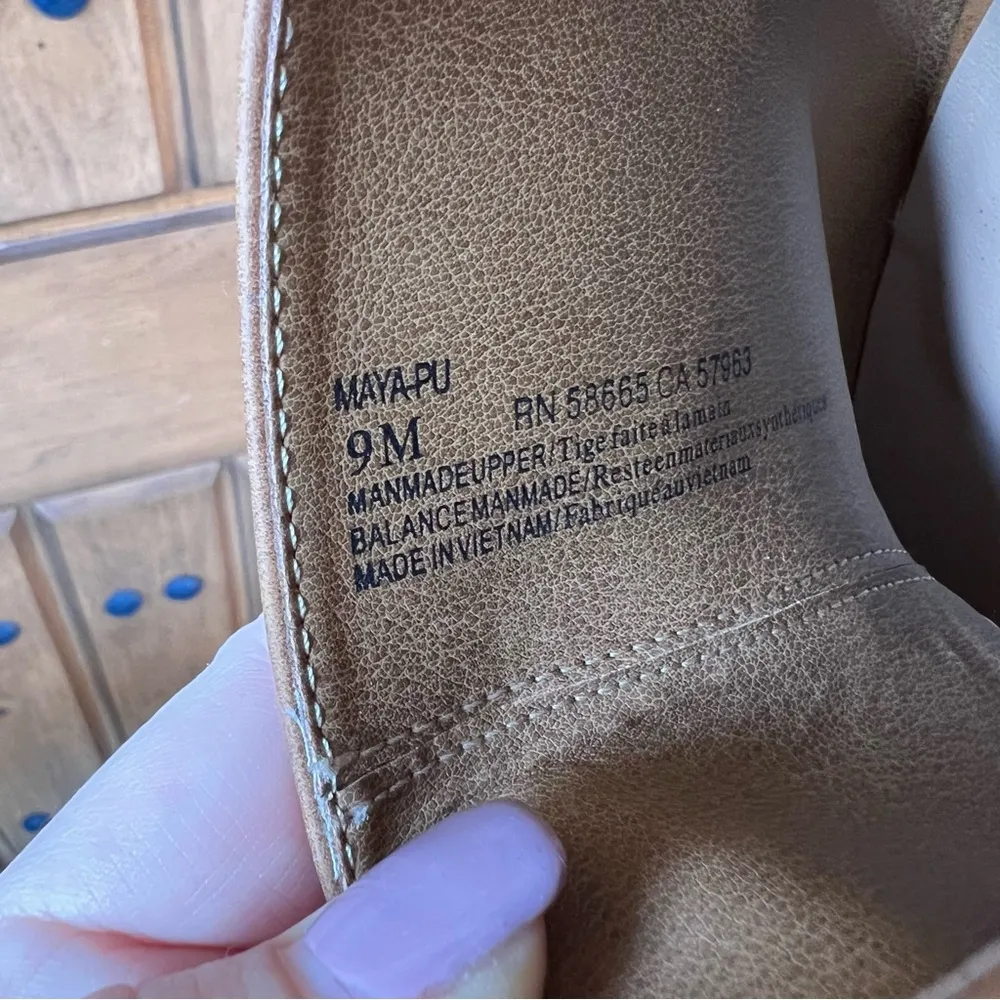 Abound NEW!  Maya Block Heel Mule Cognac HIGHLY RATED! Size 9M - Image 4