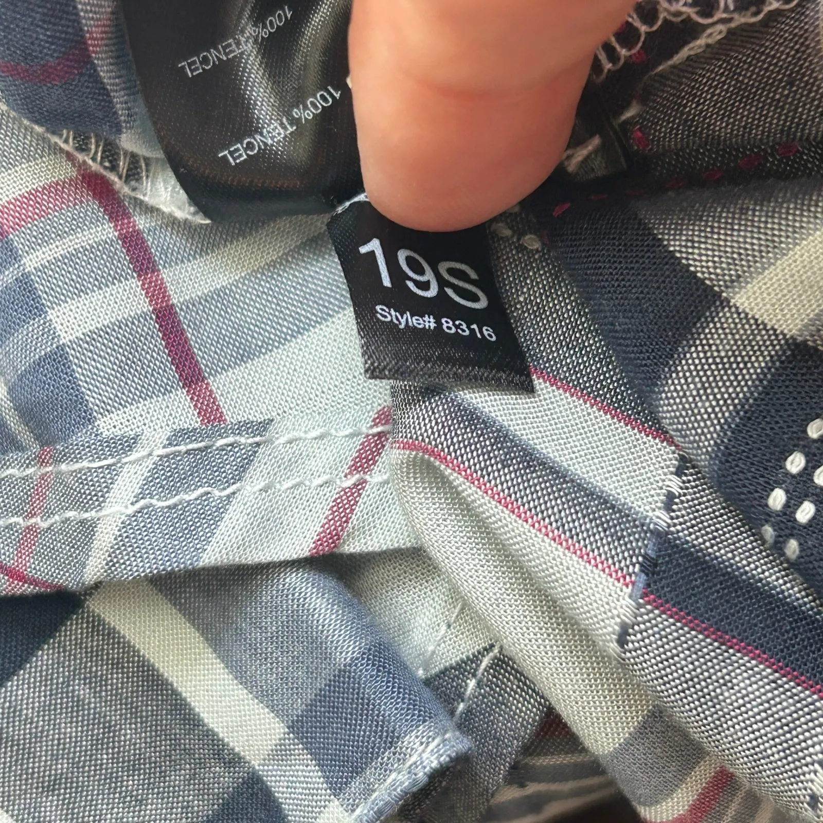 NWT Kuhl Women's Spectra Plaid Shirt Sail Blue Button Up‎ Long Sleeve Top Size L Size L - Image 9