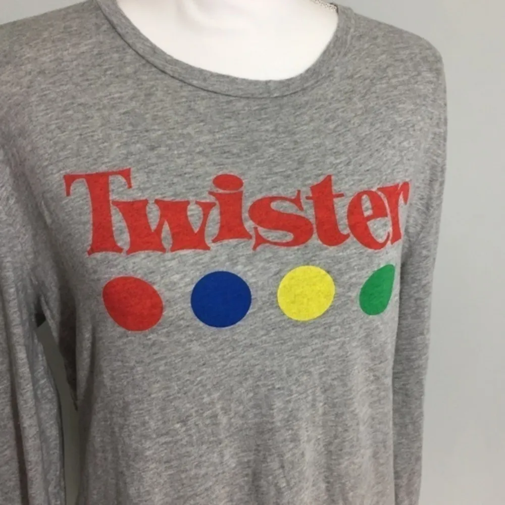 NWOT Heather Gray Twister Long Sleeved T Shirt New - Image 2