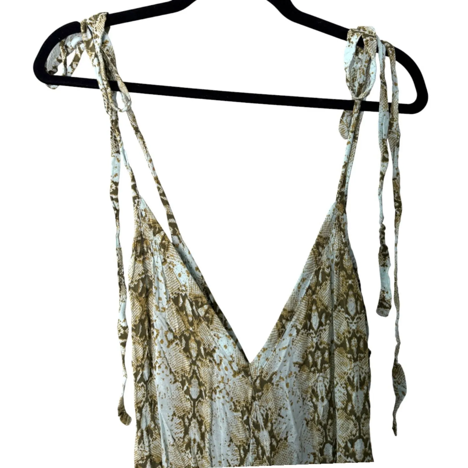 Indah Snakeskin Flowy Oversized Dress Size Medium - Image 7