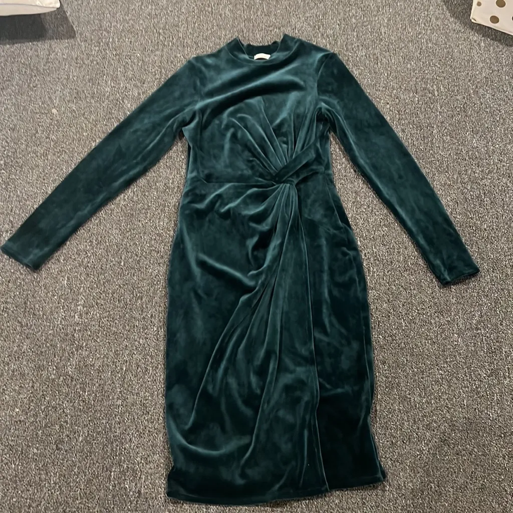 Soprano Fitted velour dress - Image 2