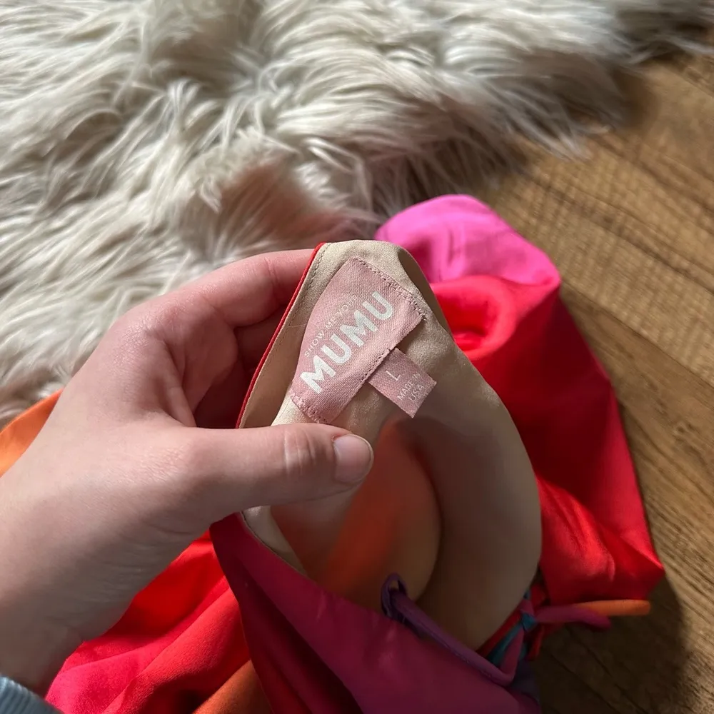 SHOW ME YOUR MUMU Dani Mini Dress In Sunset Ombré - Image 8