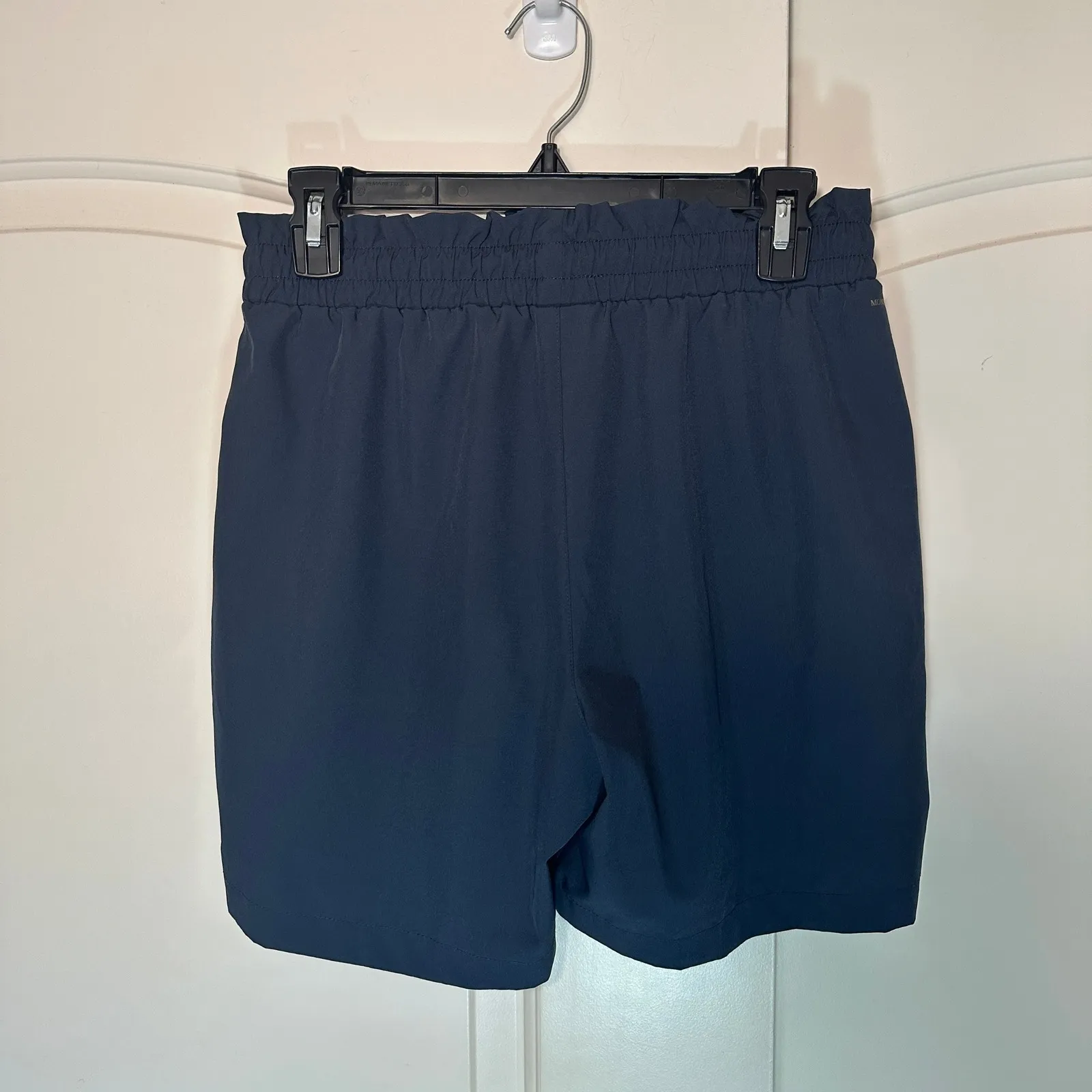 Mondetta  Performance Shorts Athletic Drawstring Paperbag Waist‎ Pockets Blue S - Image 3