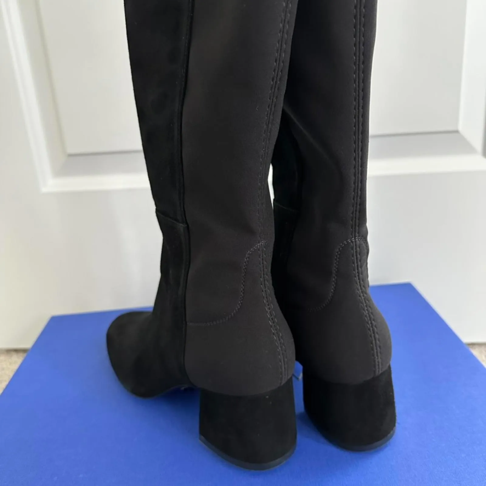 Stuart Weitzman 5050 Flareblock Boot Black NIB Size 6.5 - Image 5