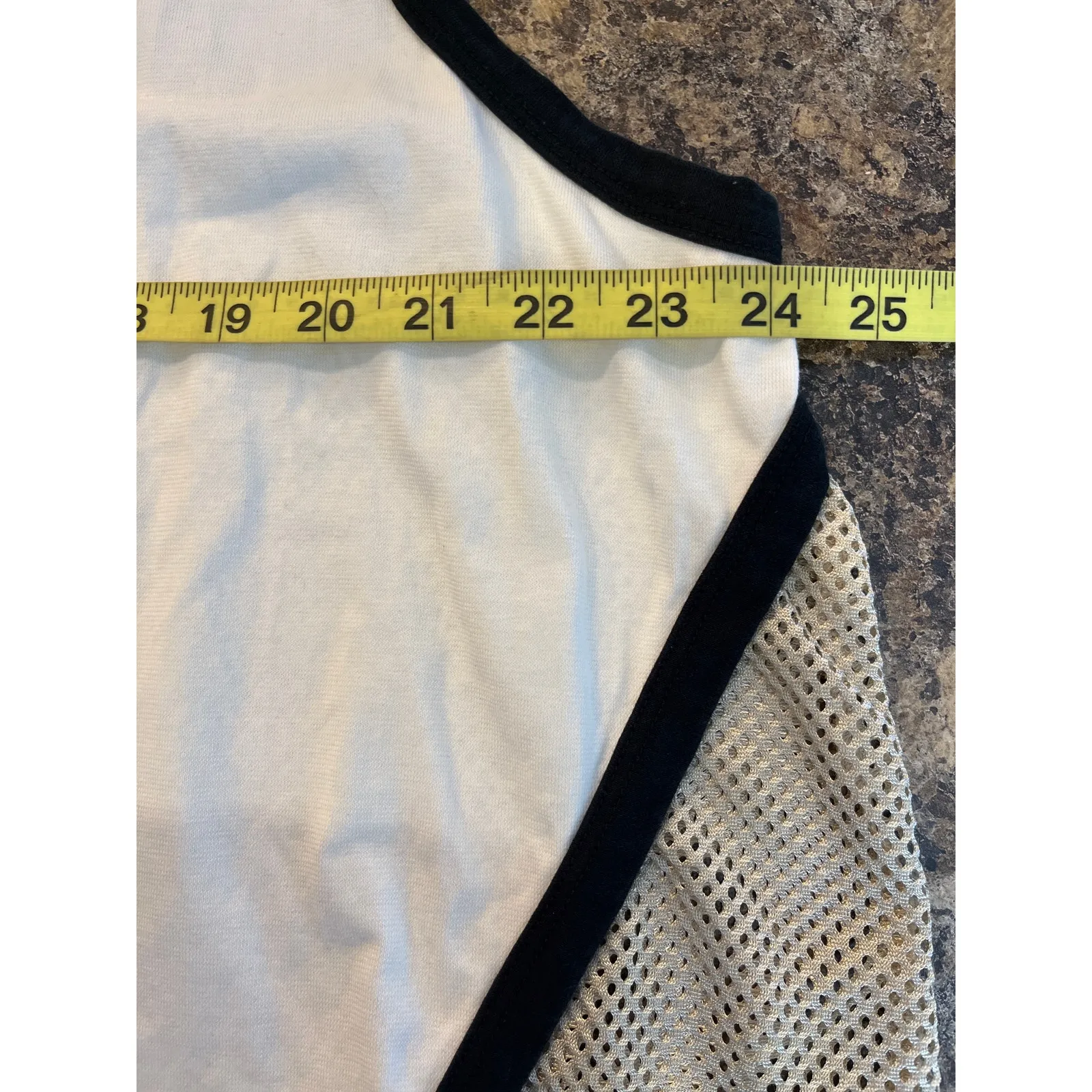 Nike Jordan Plus Size 2X Women Tank Top with Mesh Back White Black - Image 6