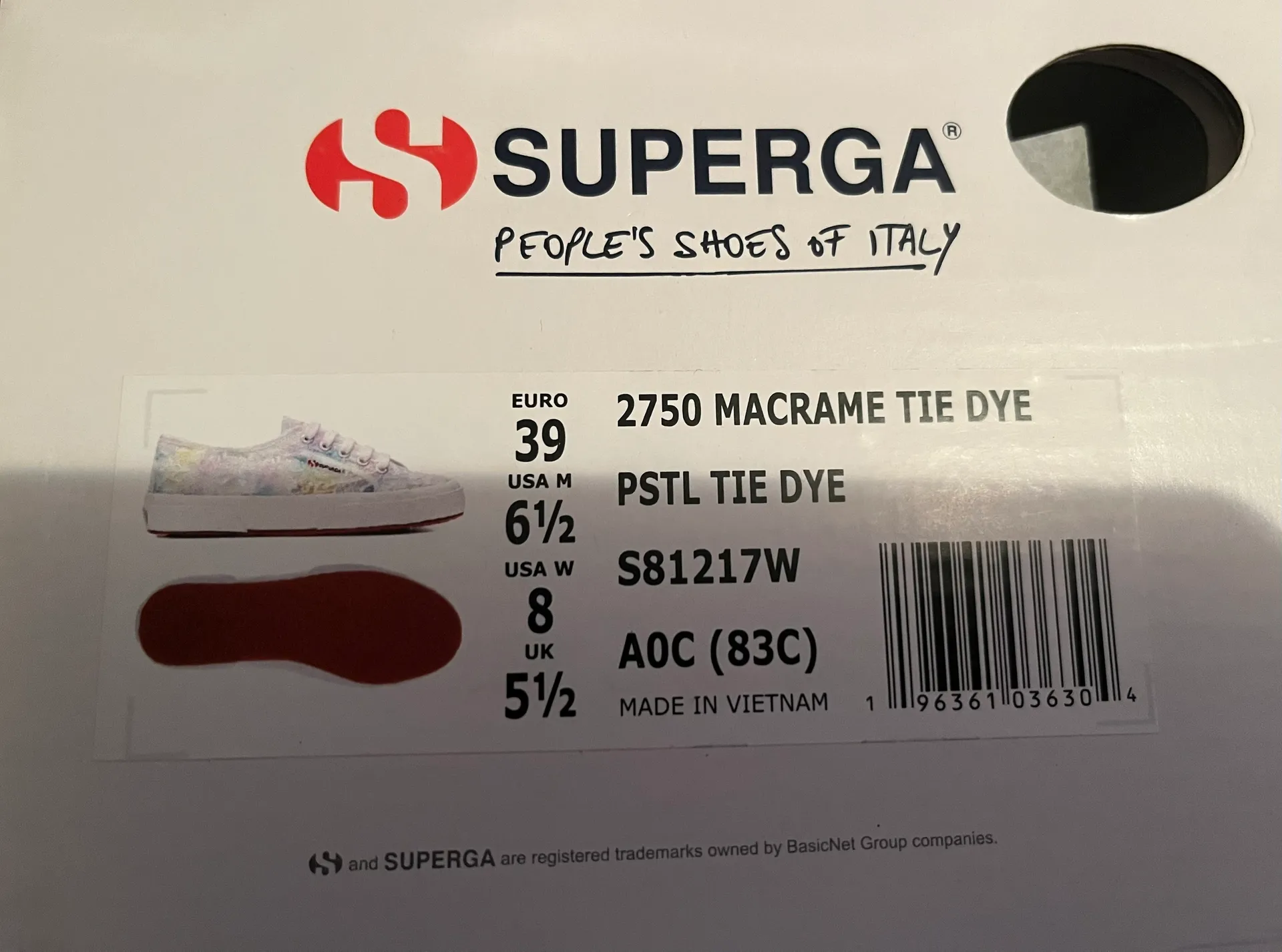 2750 Macrame Tie Dye Sneakers - Image 12