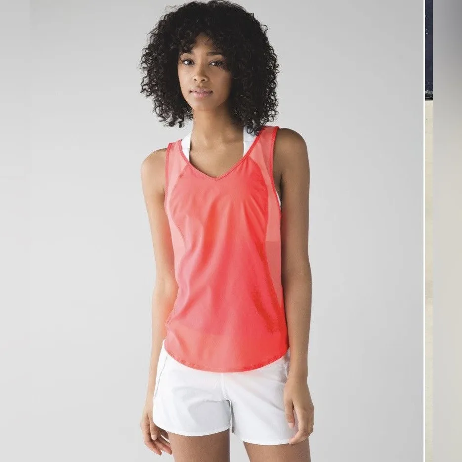 Lululemon Sculpt Tank II Light Coral Size 4 - Image 3