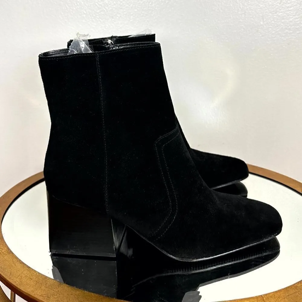 BLONDO Salome Waterproof Bootie in Black Suede Size US 11 NWT - Image 7