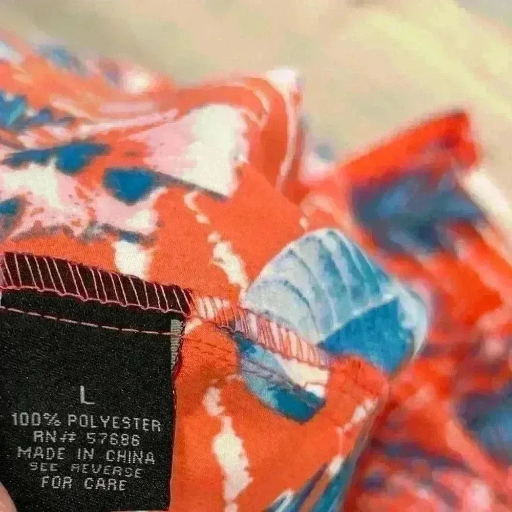 NWT Toxik3 Strapless Corset Romper Orange Chevron Floral Stretch Zipper Size L Size L - Image 5