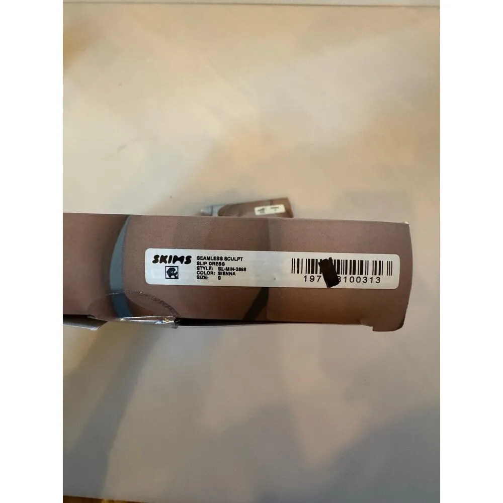 Skims SEAMLESS SCULPT SLIP DRESS sienna size small (new) - Image 5