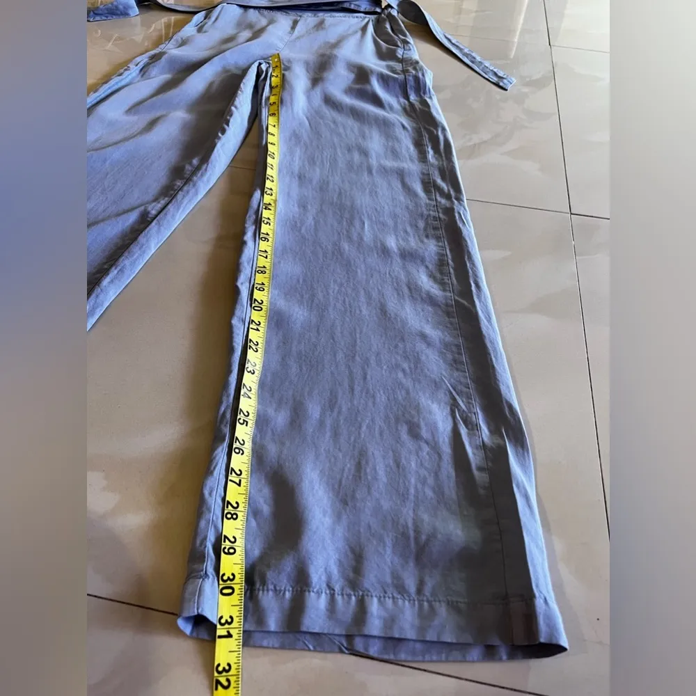 Thread Supply Paperbag Pants gray wide leg size XXSmall - Image 7