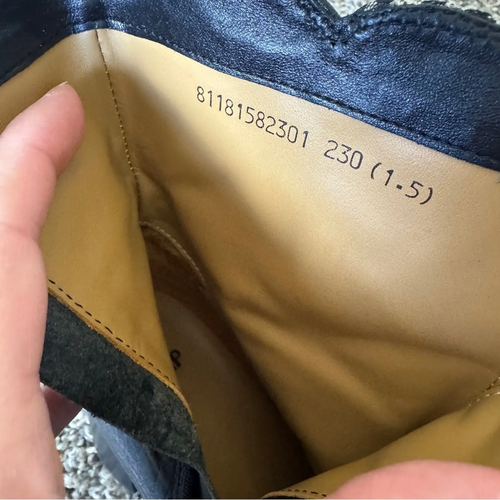 Skap Black Leather Animal Print Ankle Boots Womens 6 Fall Preppy Classic Booties - Image 10