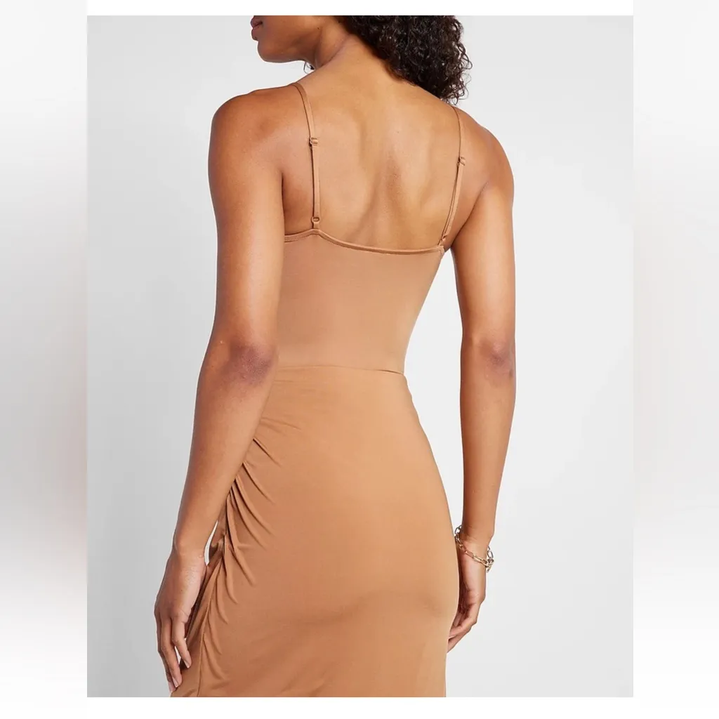 NEW Express Body Contour Compression Knotted Front Thong Bodysuit - medium - Image 6