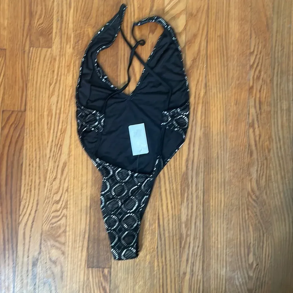Ris-k‎ Paradise One Piece Women's Swimsuit Black size M NWT - Image 4