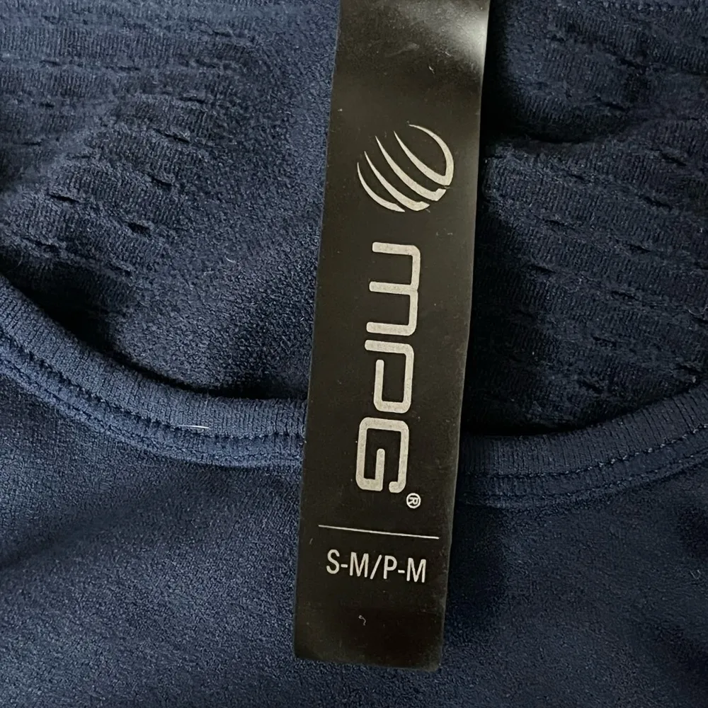 MPG Sport Activewear Top Shirt Yoga Workout Athletic Sz S 4 6 Training Blue Gym - Image 7