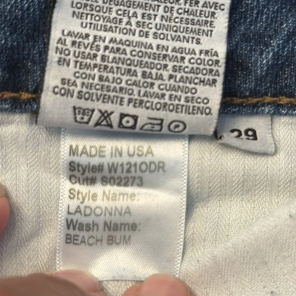 SIWY Ladonna Hi Waist Slim Crop Denim Blue Jeans Size 29 NWT #VEG - Image 8