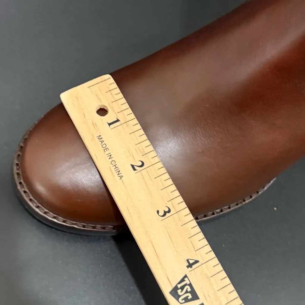 TRASK Myrah Waterproof Brown Italian Sheepskin Leather Shearling Booties Size 11 - Image 12