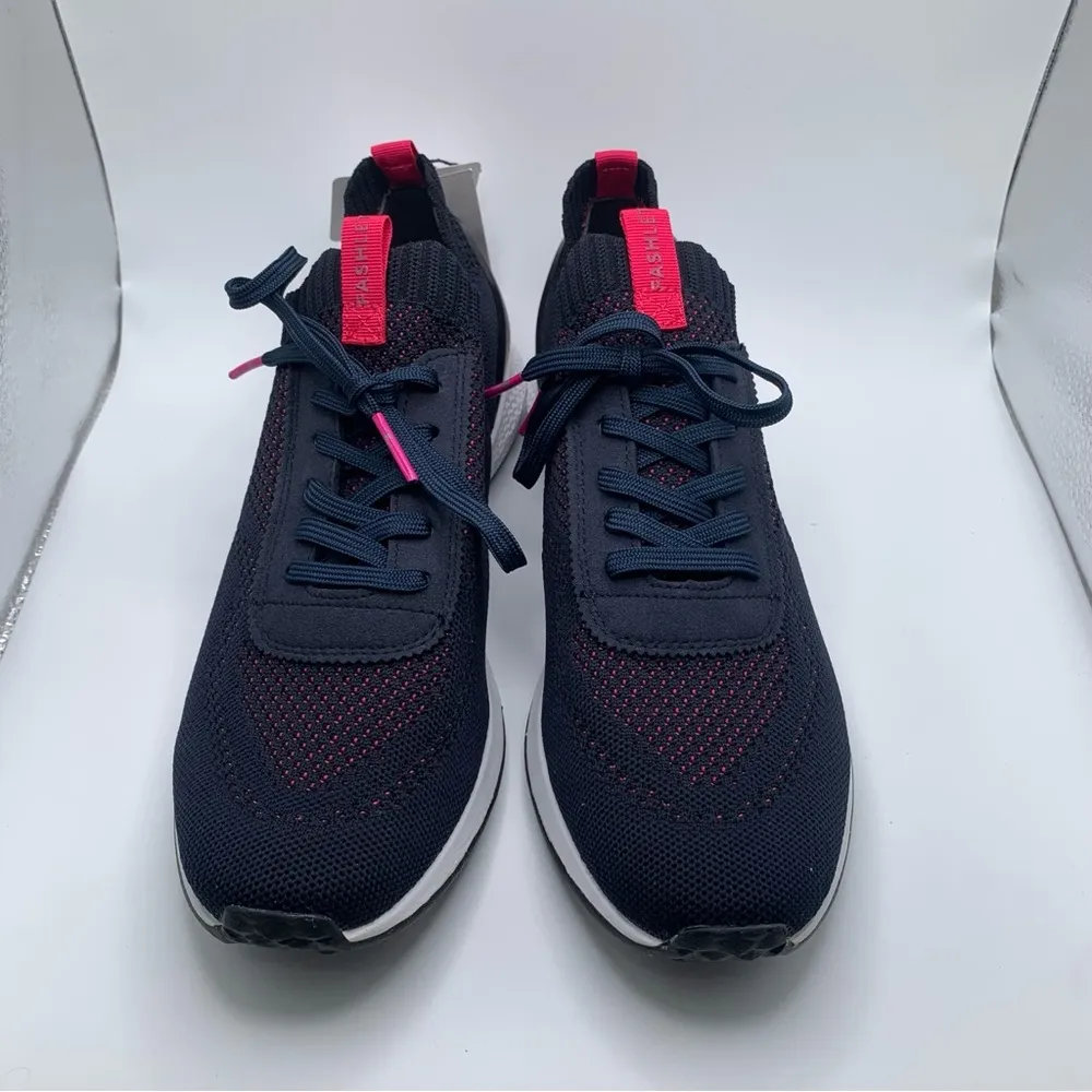 NWT Tamaris Tallulah Sneaker knit blue and pink tuning comfort fashionSZ 10 1299 - Image 3