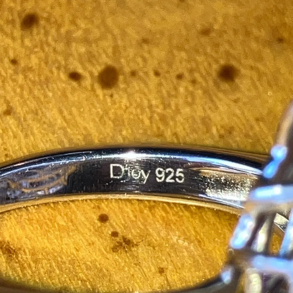 Moroccan Amethyst Chrome Diopside Sterling Silver Cocktail Ring Size 6 Purple - Image 6