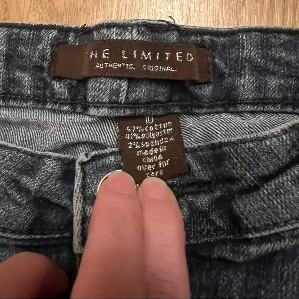 Vintage The Limited Denim Y2K Low Rise Straight Leg‎ Jeans Women’s Size 10 Retro - Image 4