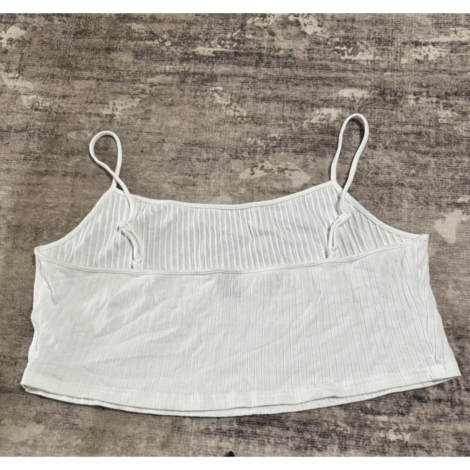 New! Set Of 3: Women’s SHEIN Curve Ribbed Cropped Camis, Tank Tops - 3XL - Image 4