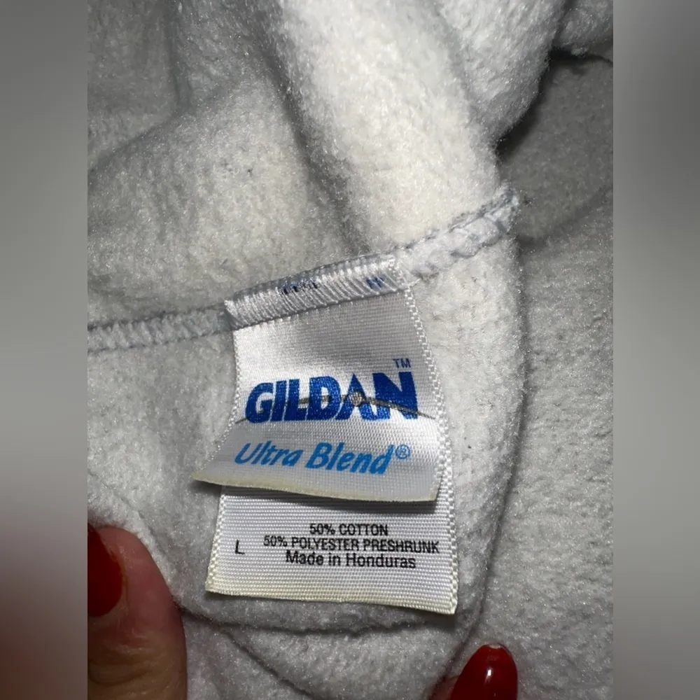 EUC GILDAN Classic sweat pants graphic on bottom leg Sz L - Image 3