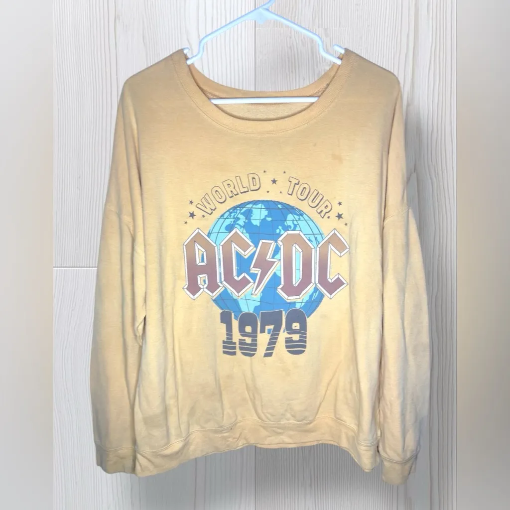 AC/DC Women’s Graphic 1979 Sweatshirt - Image 2