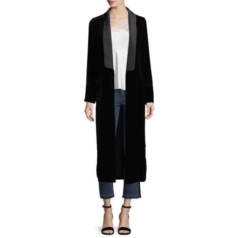 VERONICA BEARD VELVET ROBE COAT NEW WITH TAGS SIZE‎ LARGE - Image 2